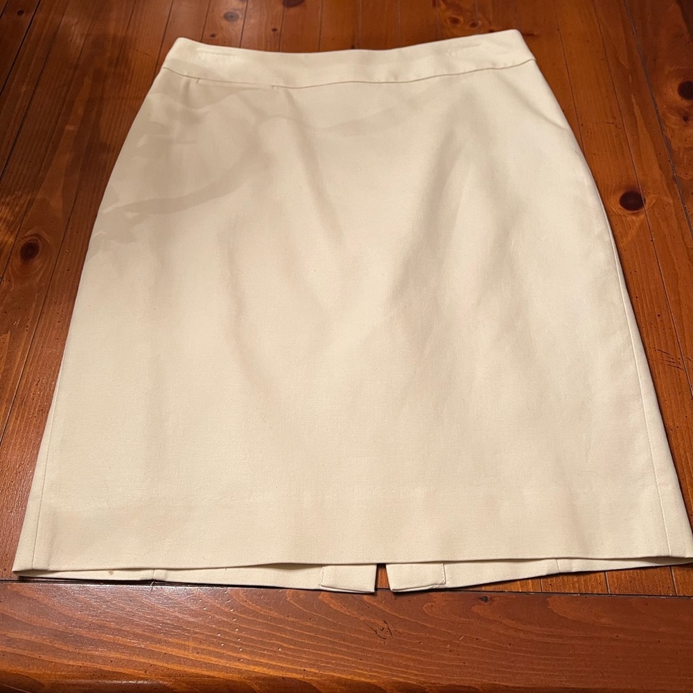 J.Crew Cream Mini Skirt